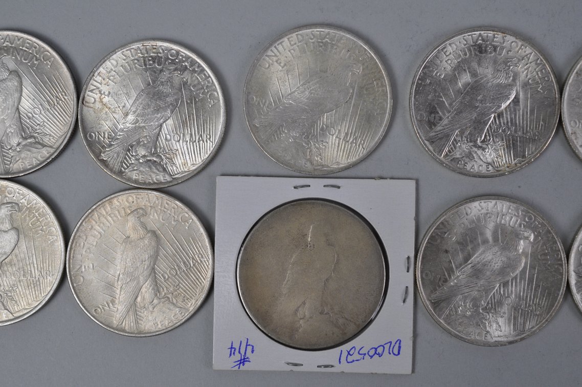 Silver Peace Dollars, photo 9 of 10