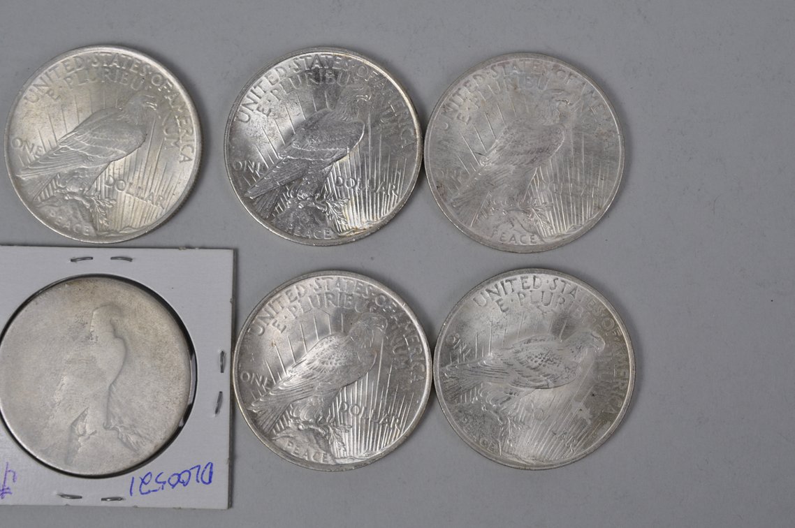 Silver Peace Dollars, photo 10 of 10