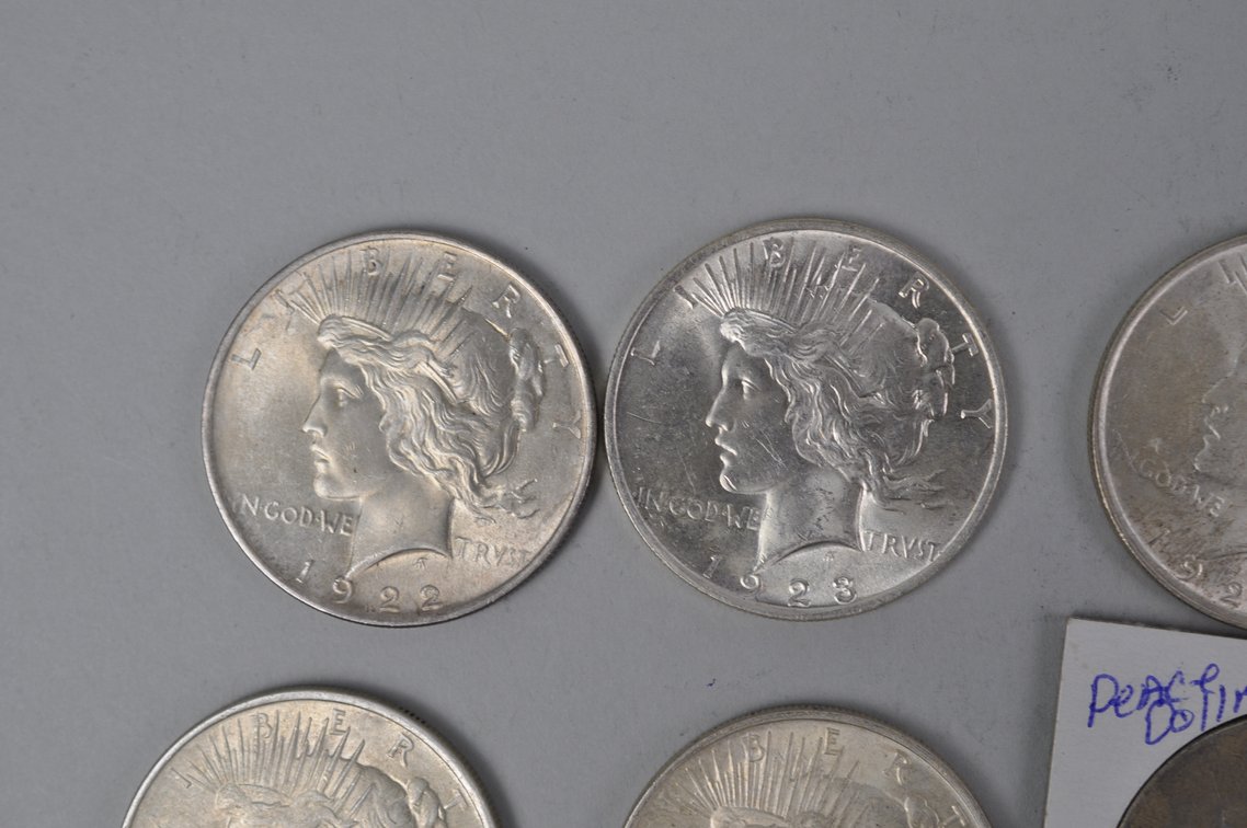 Silver Peace Dollars, photo 2 of 10