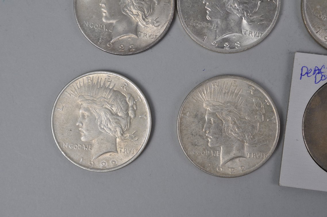 Silver Peace Dollars, photo 3 of 10