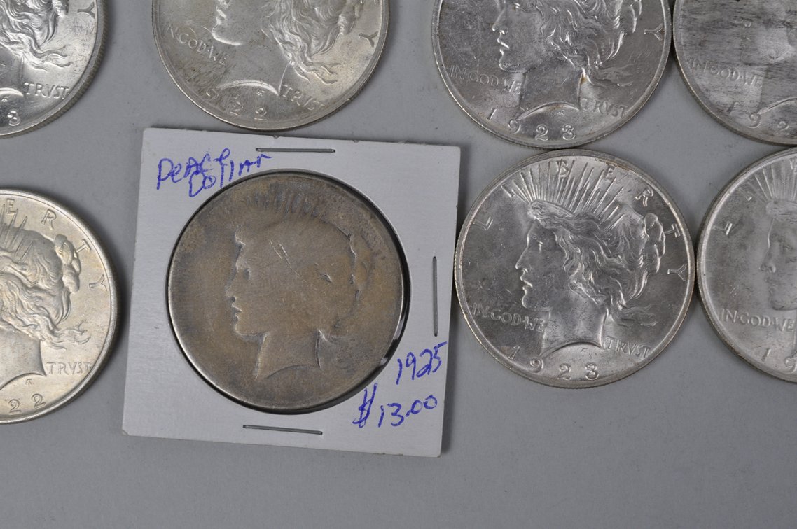 Silver Peace Dollars, photo 5 of 10