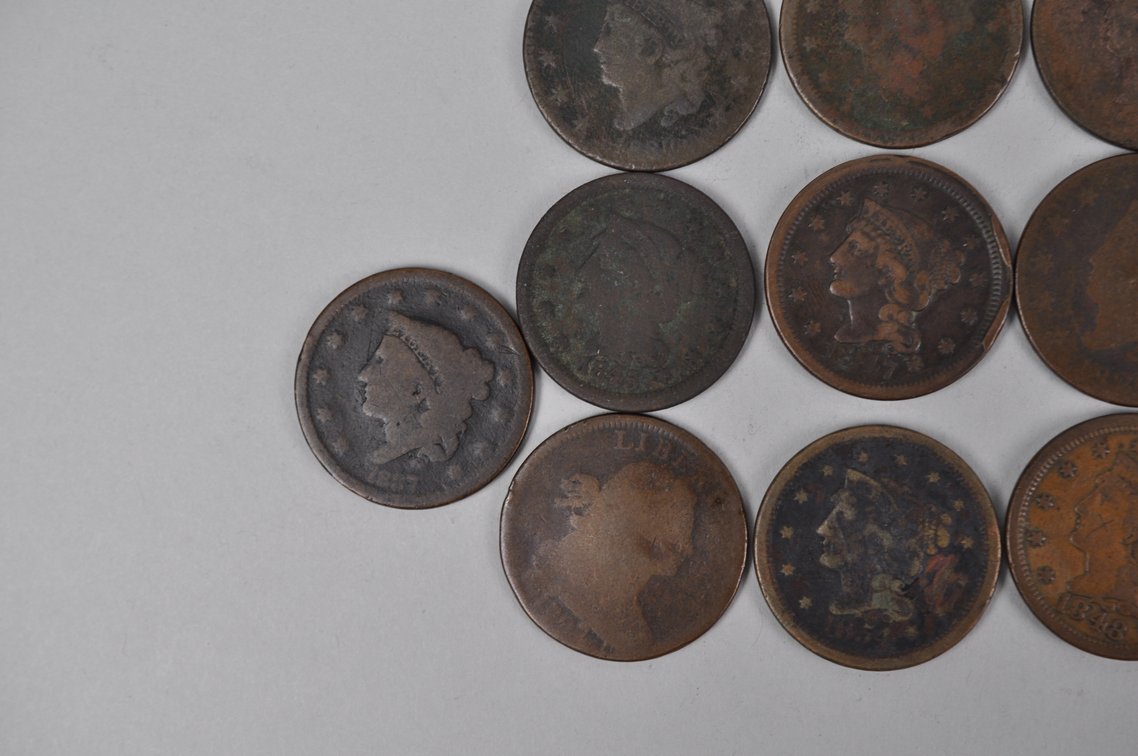 Copper Large Cents, photo 2 of 10