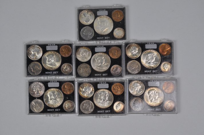 Year Uncirculated Coins, Seven Sets