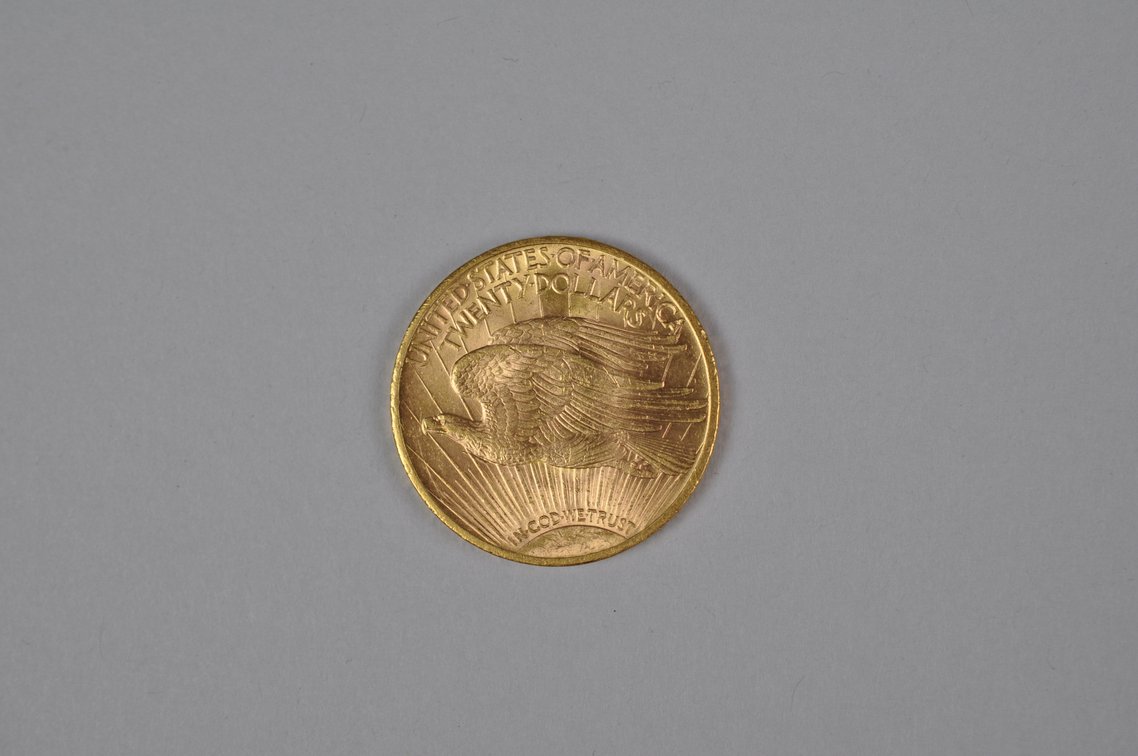 1923 SG Double Eagle Gold MS, photo 4 of 6