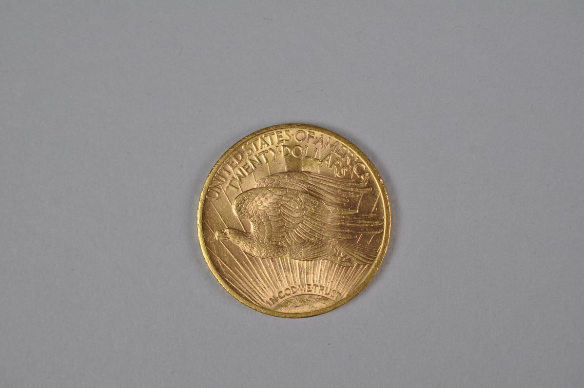 1923 SG Double Eagle Gold MS, photo 5 of 6