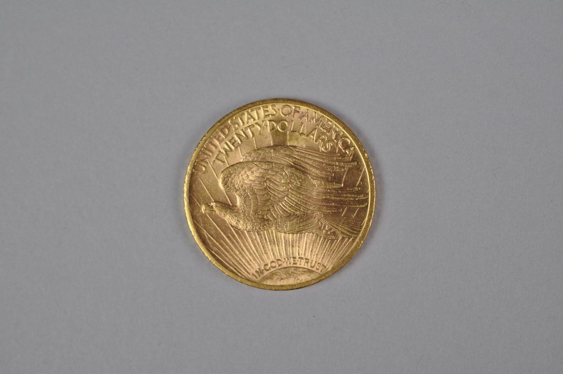 1923 SG Double Eagle Gold MS, photo 6 of 6