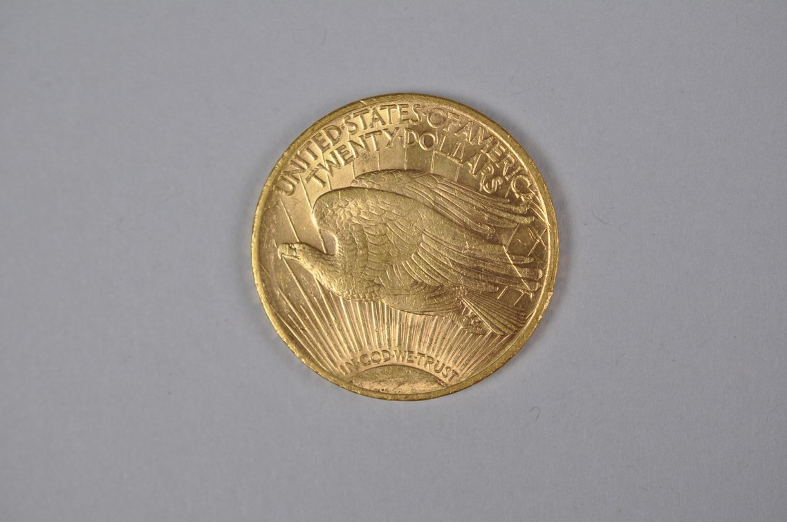 1923 SG Double Eagle Gold MS, photo 5 of 6