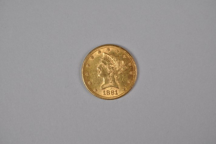 1881 Liberty Eagle Gold XF/AU