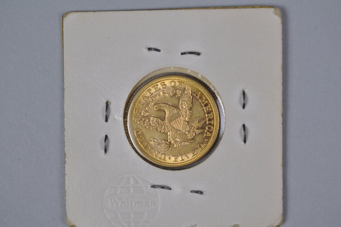 1881 Liberty Half Eagle Gold MS, photo 5 of 6