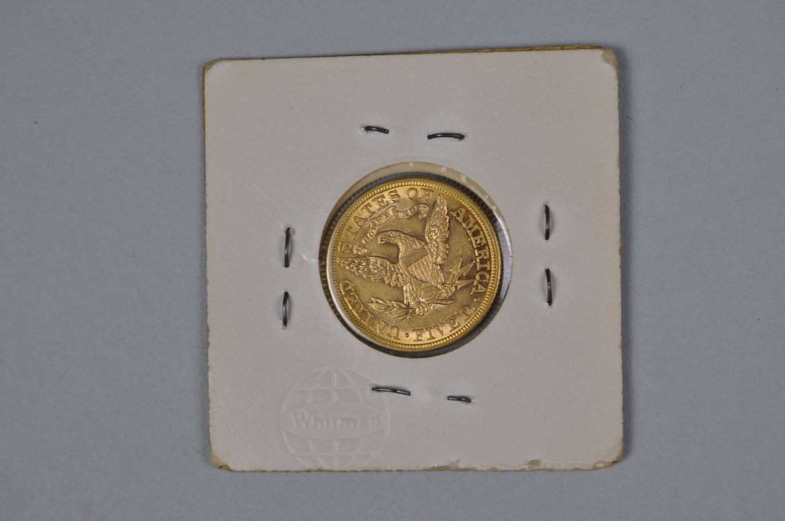 1881 Liberty Half Eagle Gold MS, photo 6 of 6