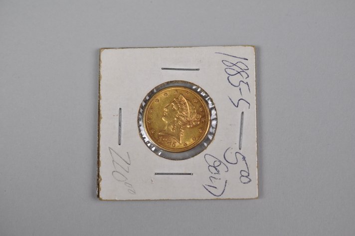 1885 S Liberty Half Eagle Gold MS