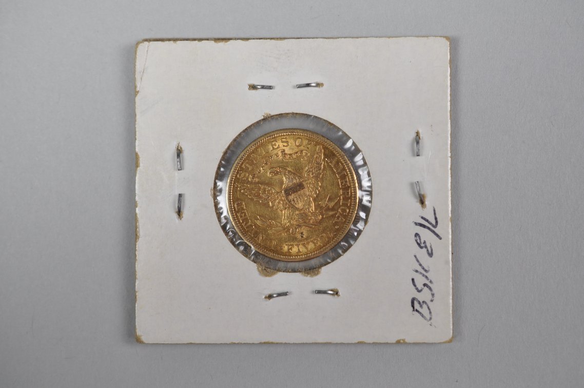 1885 S Liberty Half Eagle Gold MS, photo 4 of 4