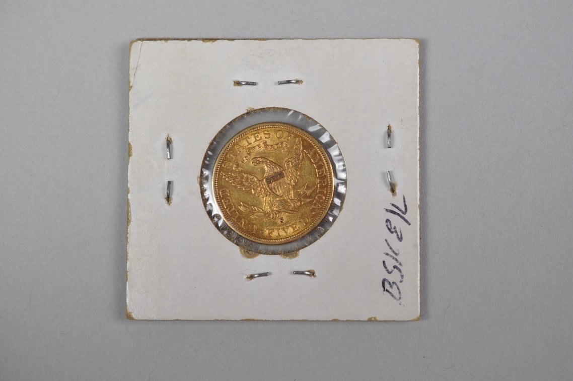 1885 S Liberty Half Eagle Gold MS, photo 3 of 4