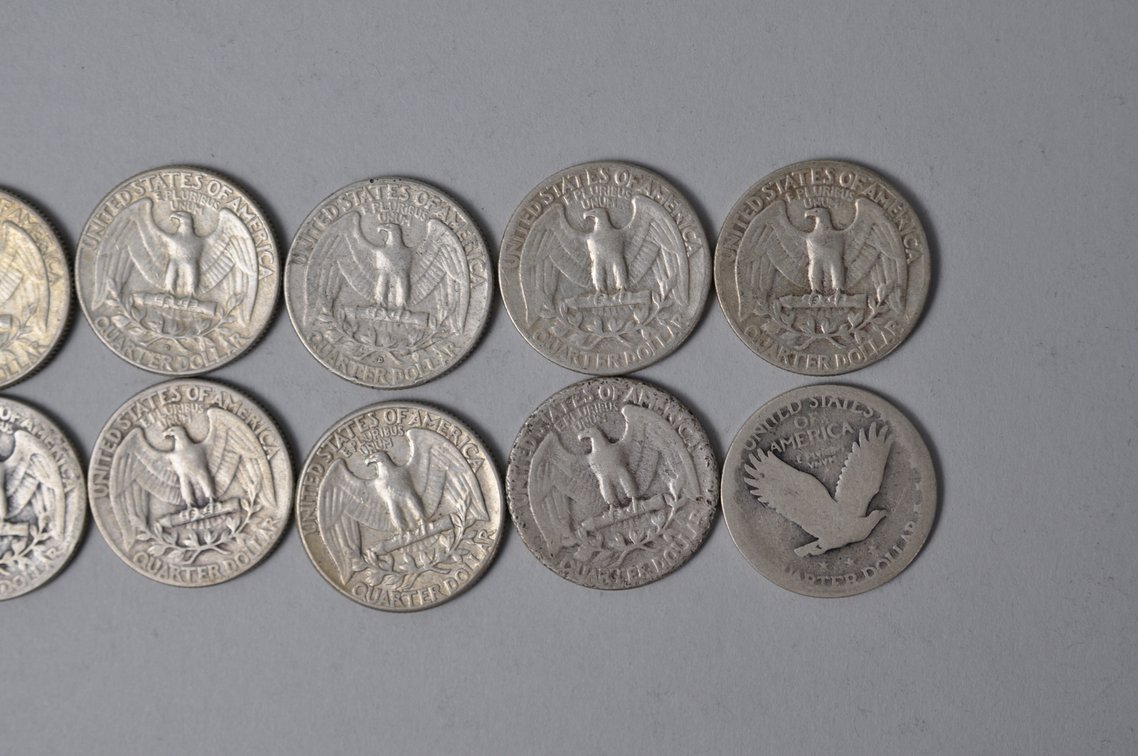 1900s US Silver Quarters, photo 8 of 8