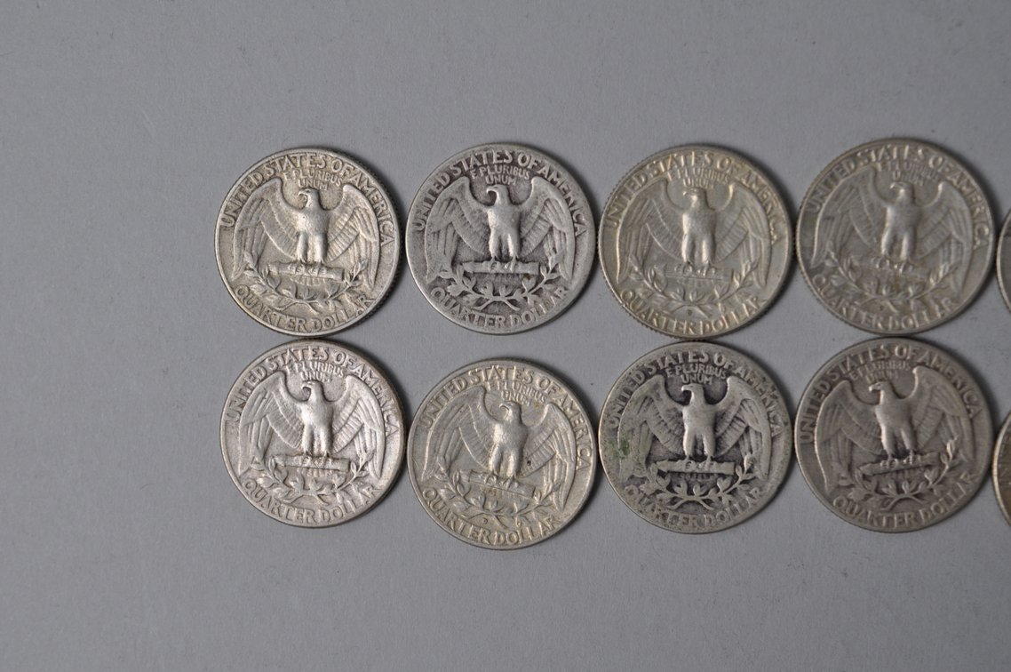 1900s US Silver Quarters, photo 6 of 8