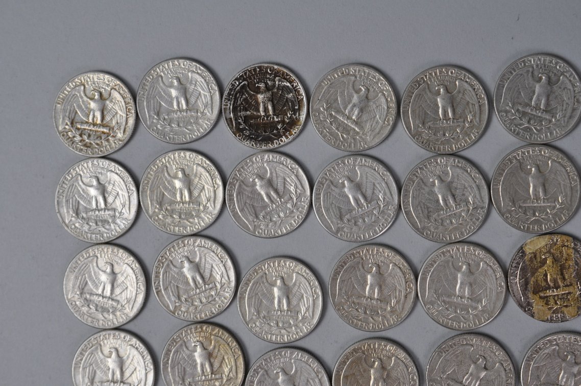1963-1964 US Silver Quarters, photo 7 of 10