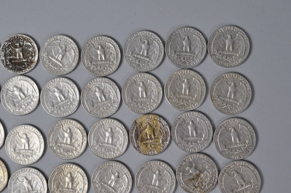 1963-1964 US Silver Quarters, photo 8 of 10