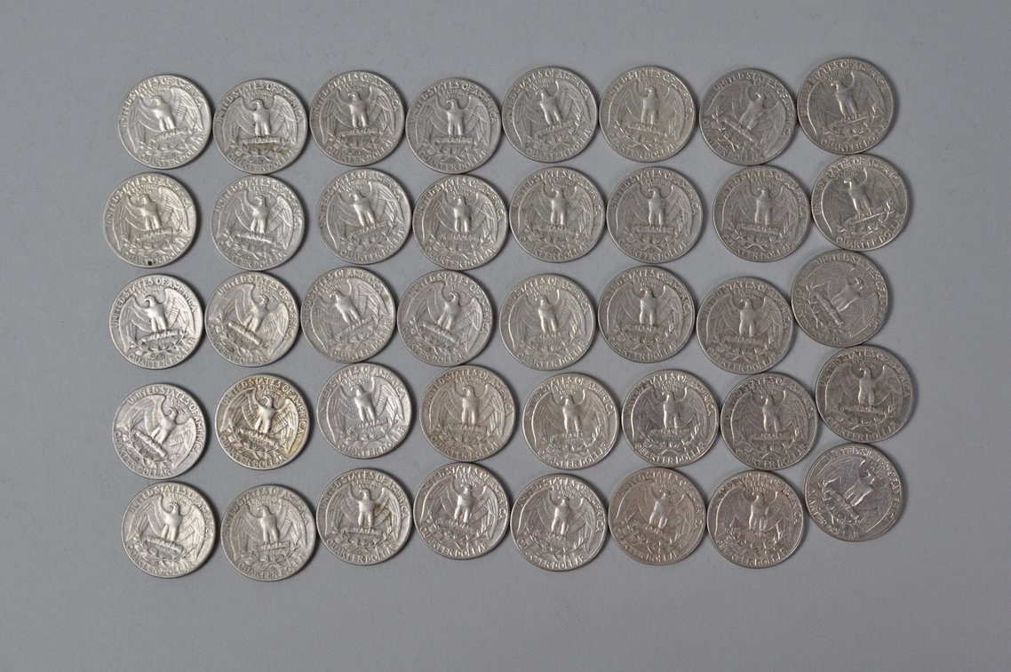 1963 US Silver Quarters, photo 6 of 10