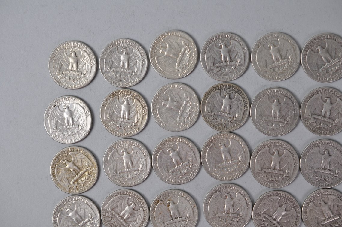 1958-1960 US Silver Quarters, photo 8 of 11