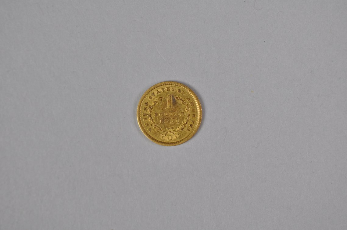 1851 Liberty Gold Dollar, photo 6 of 9
