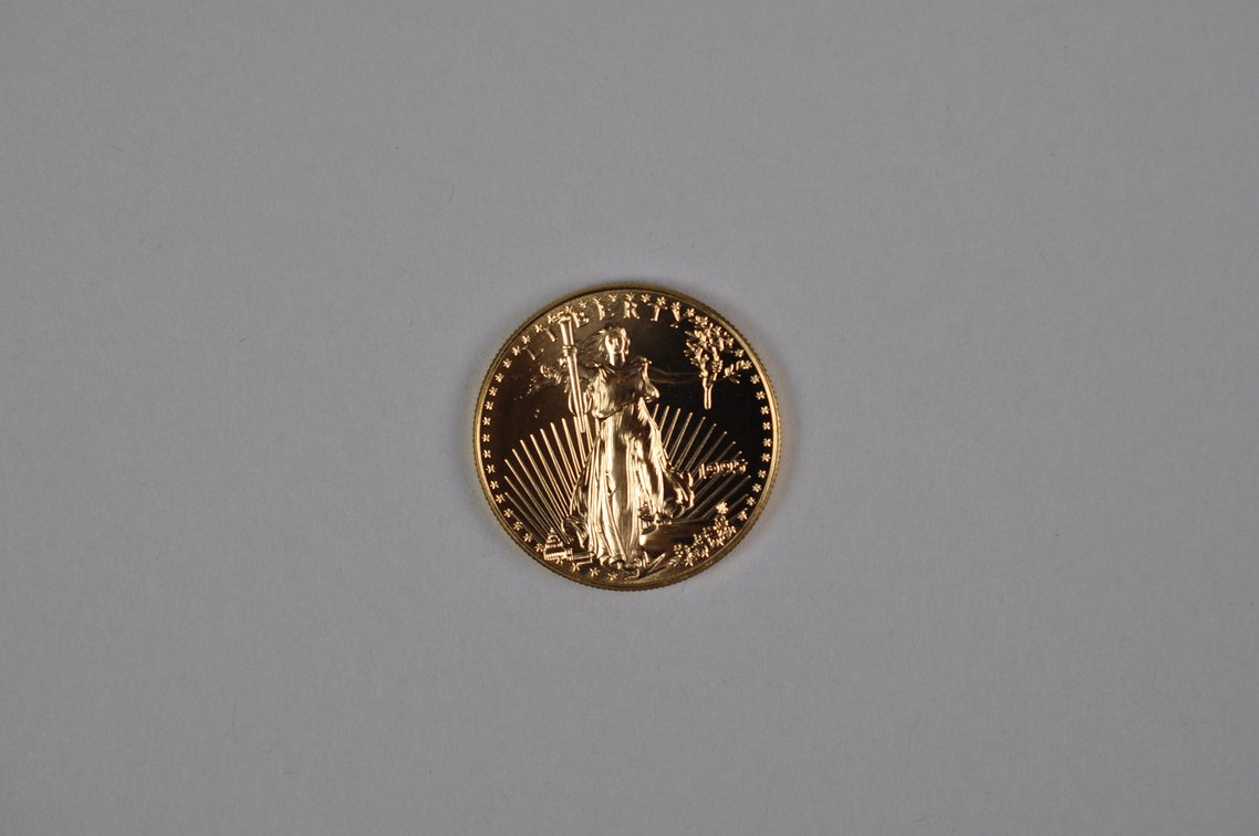 Brilliant Uncirculated Modern 1995 Gold Eagle From US Mint Tube, photo 3 of 7