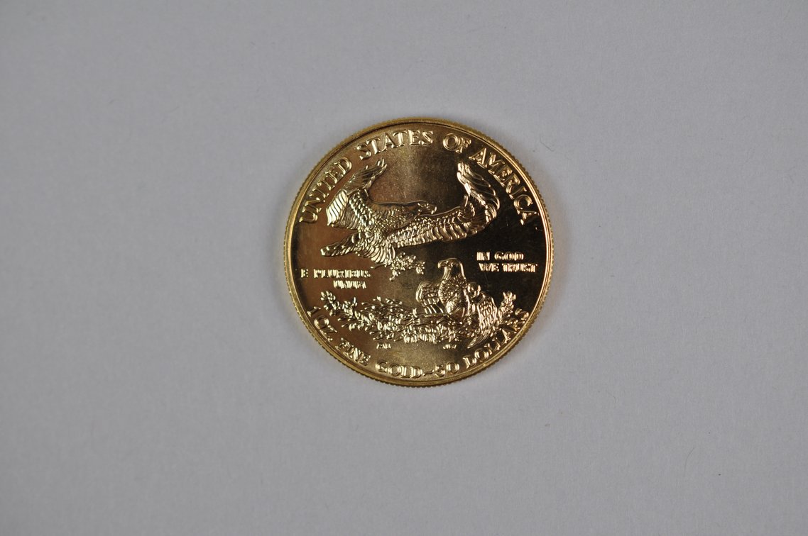 Brilliant Uncirculated Modern 1995 Gold Eagle From US Mint Tube, photo 5 of 5