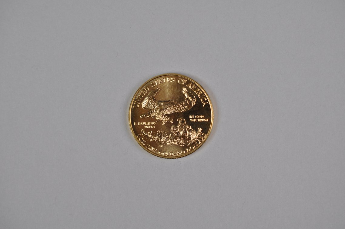 Brilliant Uncirculated Modern 1995 Gold Eagle From US Mint Tube, photo 4 of 6