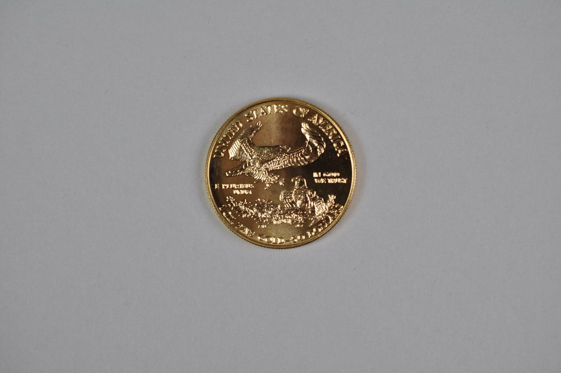 Brilliant Uncirculated Modern 1995 Gold Eagle From US Mint Tube, photo 3 of 5