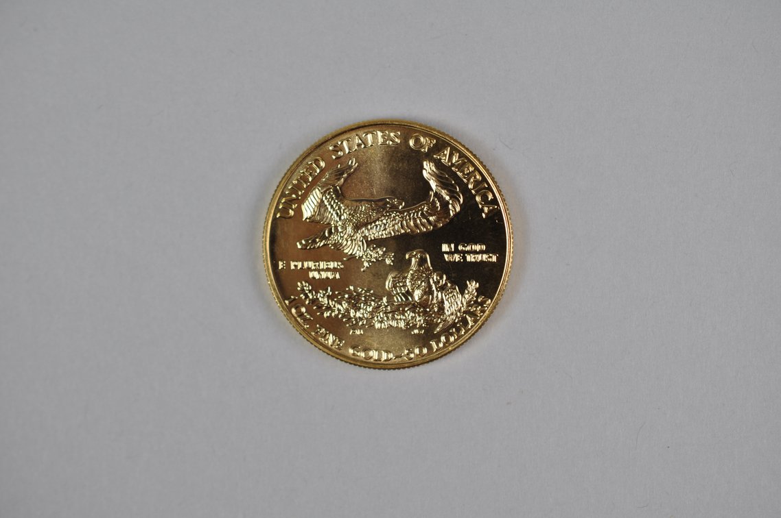 Brilliant Uncirculated Modern 1995 Gold Eagle From US Mint Tube, photo 4 of 5
