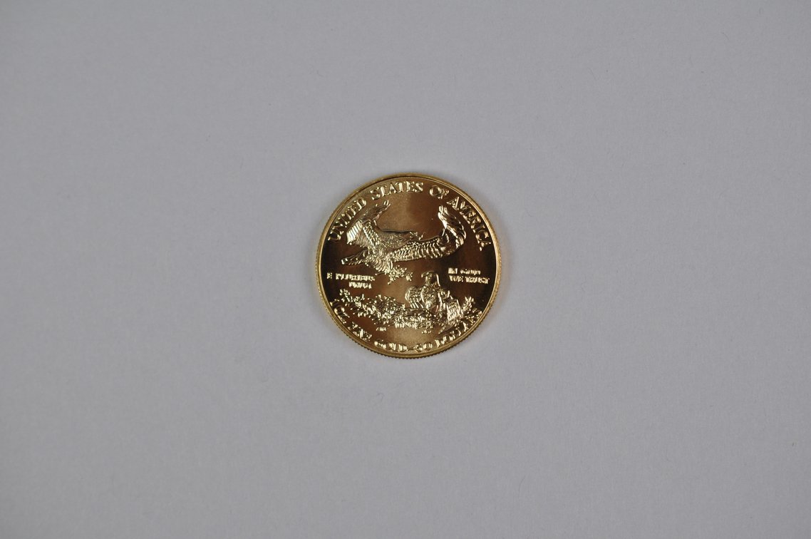 Brilliant Uncirculated Modern 1995 Gold Eagle From US Mint Tube, photo 5 of 8
