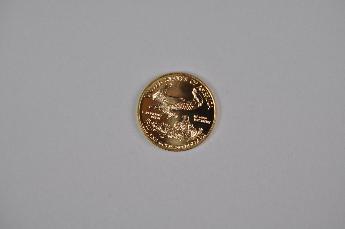 Brilliant Uncirculated Modern 1995 Gold Eagle From US Mint Tube, photo 4 of 5