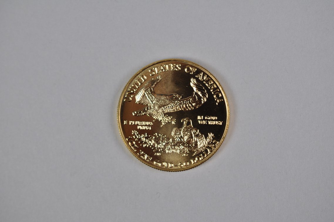 Brilliant Uncirculated Modern 1995 Gold Eagle From US Mint Tube, photo 7 of 8