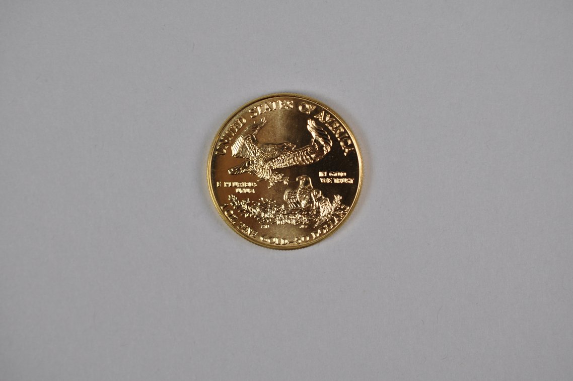 Brilliant Uncirculated Modern 1995 Gold Eagle From US Mint Tube, photo 5 of 6