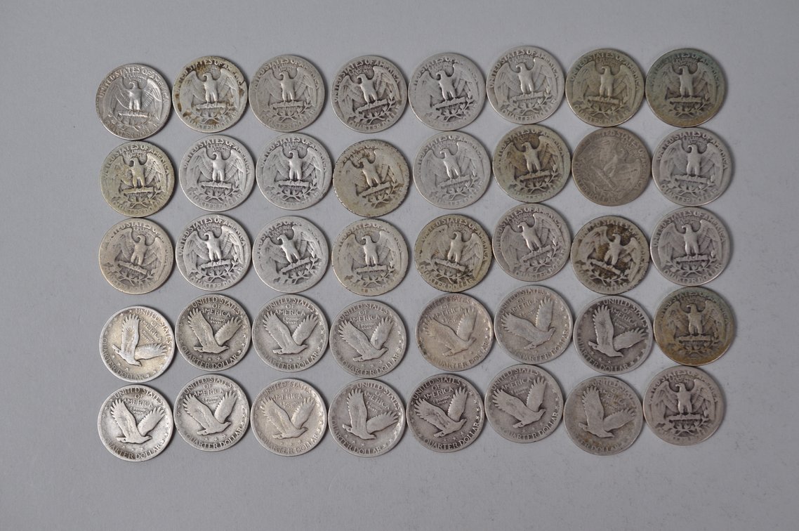 1928-1930, 1934-1937, 1939 US Silver Quarters, photo 7 of 11
