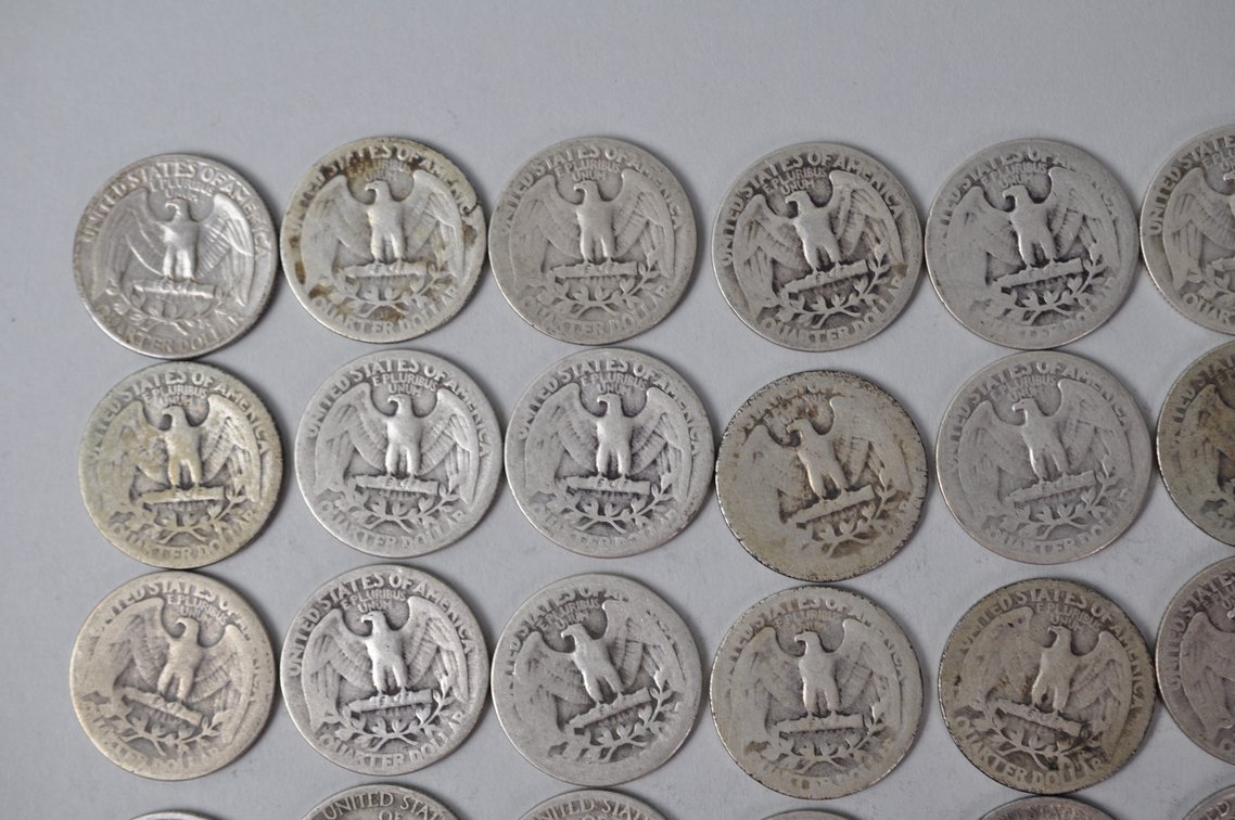1928-1930, 1934-1937, 1939 US Silver Quarters, photo 8 of 11