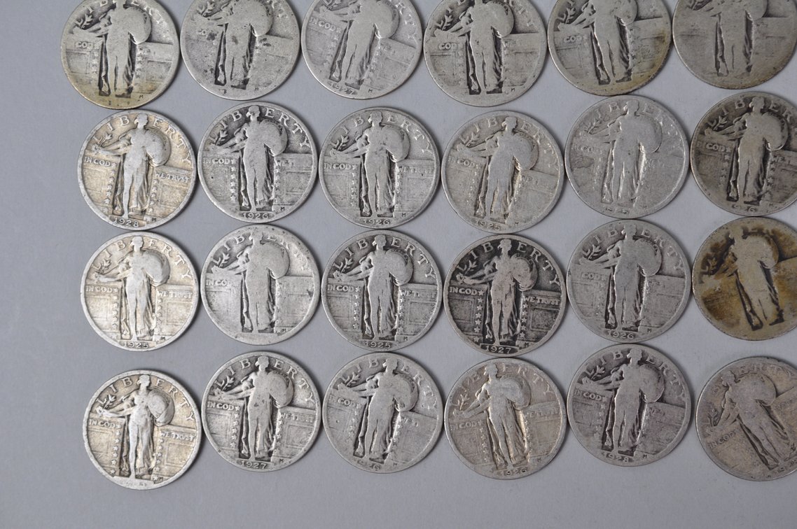 1925-1928 US Silver Quarters, photo 4 of 12