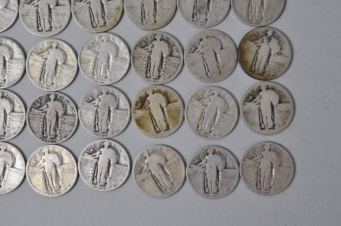 1925-1928 US Silver Quarters, photo 5 of 12