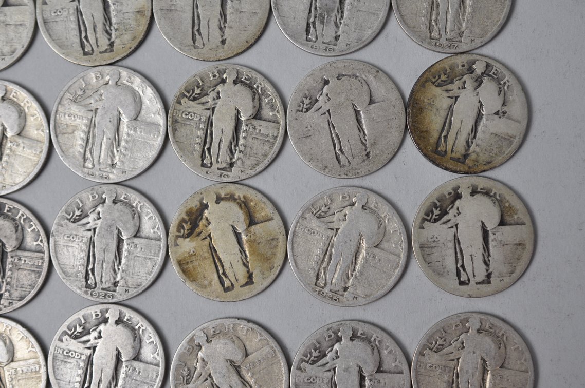 1925-1928 US Silver Quarters, photo 6 of 12