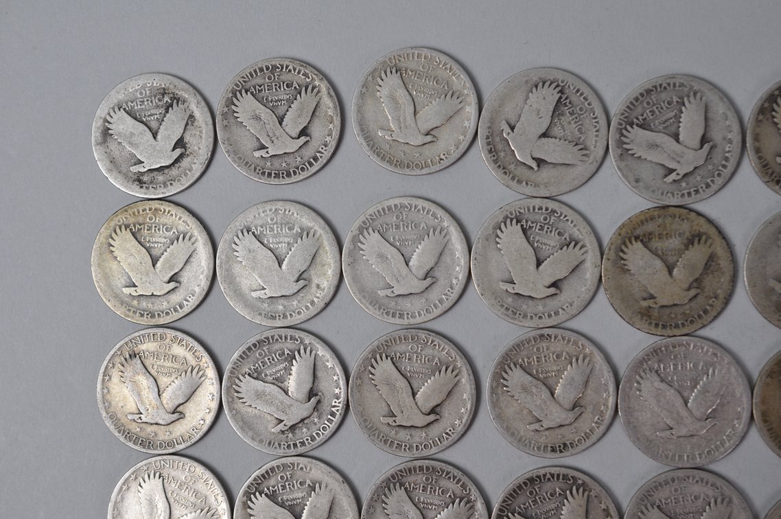 1925-1928 US Silver Quarters, photo 8 of 12
