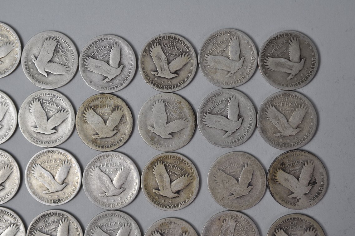 1925-1928 US Silver Quarters, photo 9 of 12