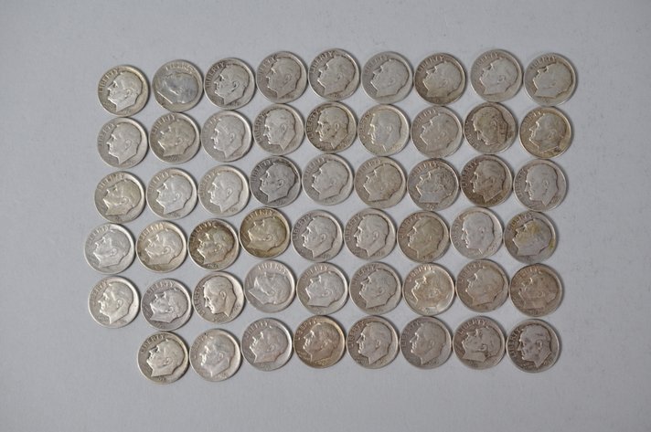 US Silver Dimes