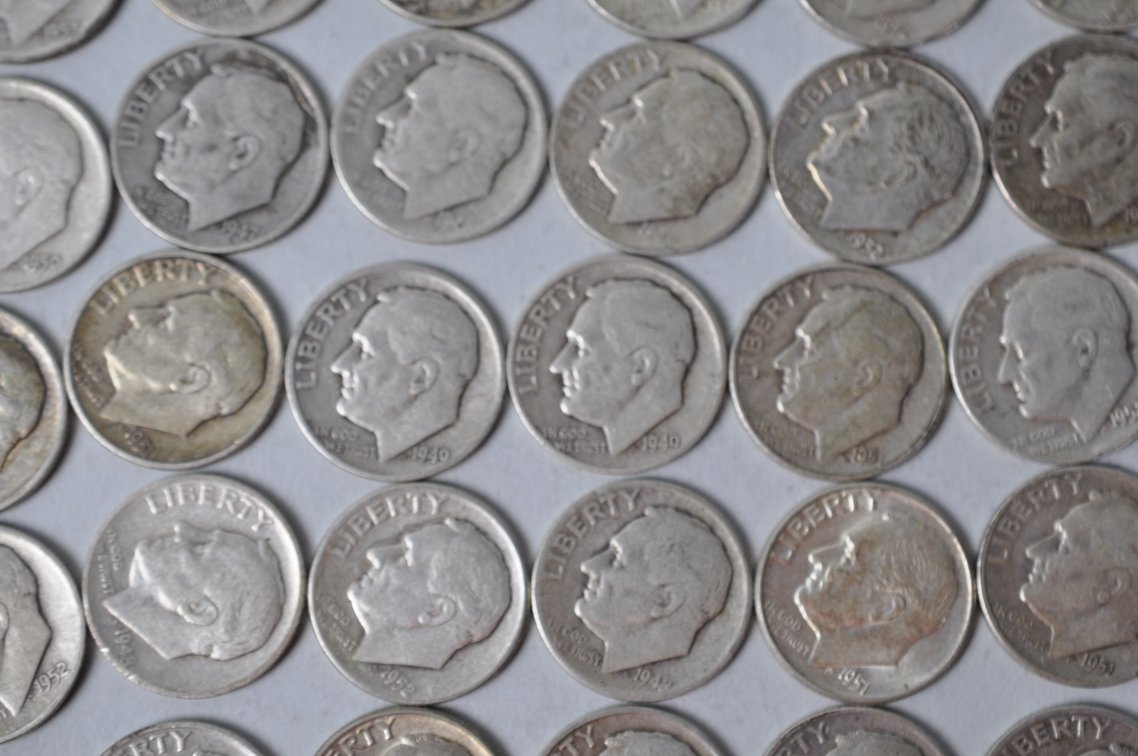 US Silver Dimes, photo 7 of 14