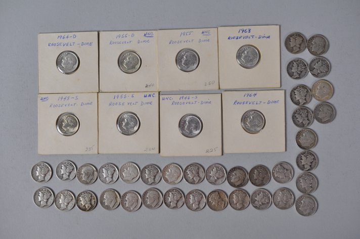 US Silver Dimes