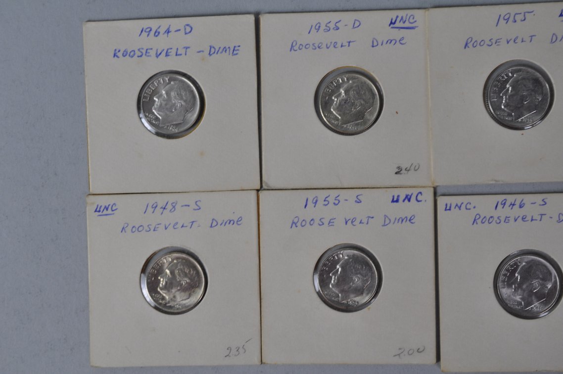 US Silver Dimes, photo 2 of 17