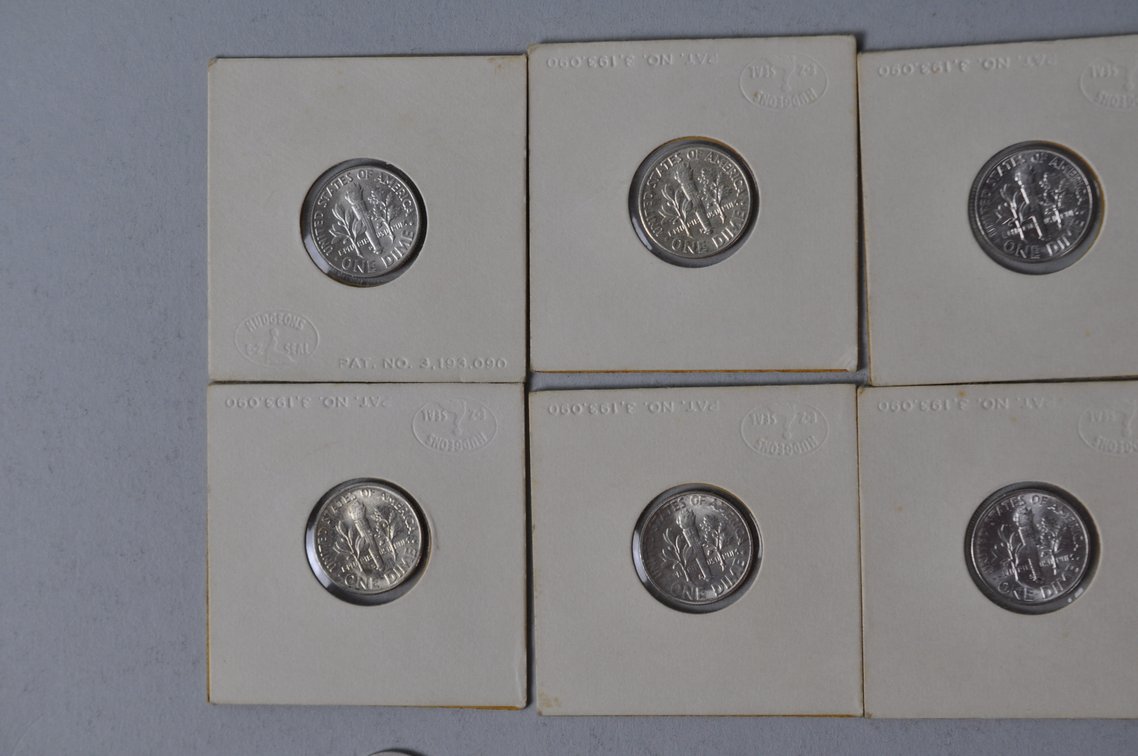 US Silver Dimes, photo 11 of 17