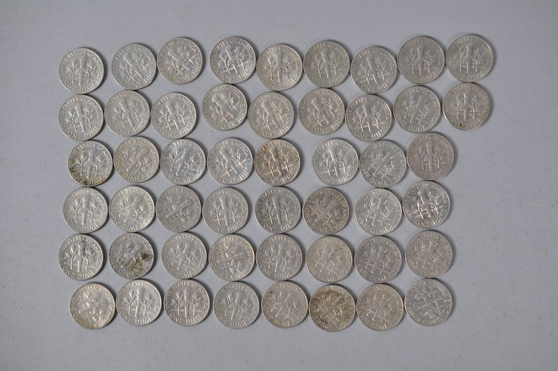 US Silver Dimes, photo 7 of 12