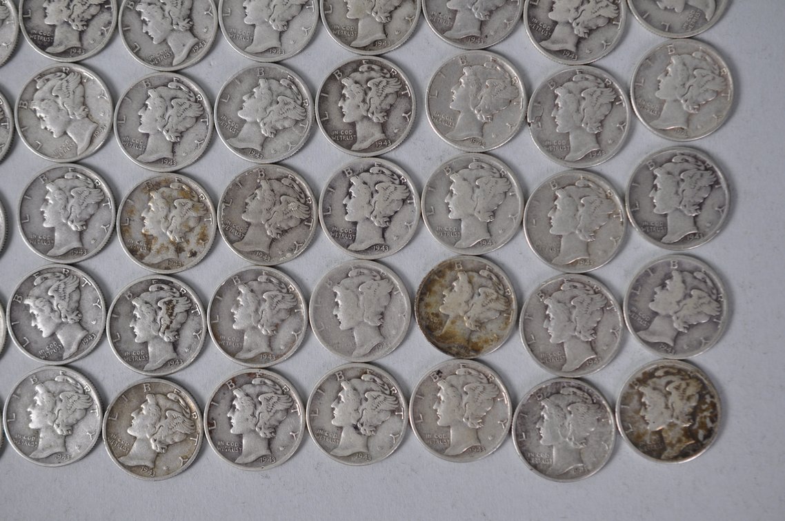 US Silver Dimes, photo 7 of 15