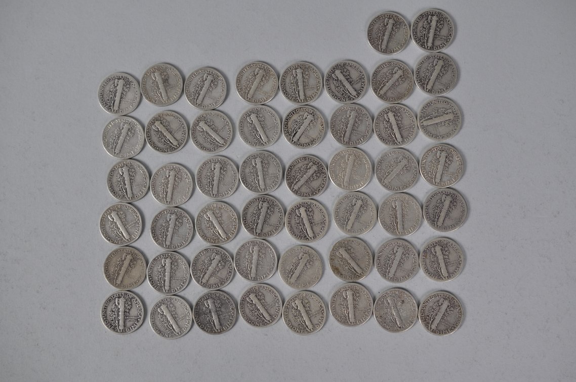 US Silver Dimes, photo 8 of 15
