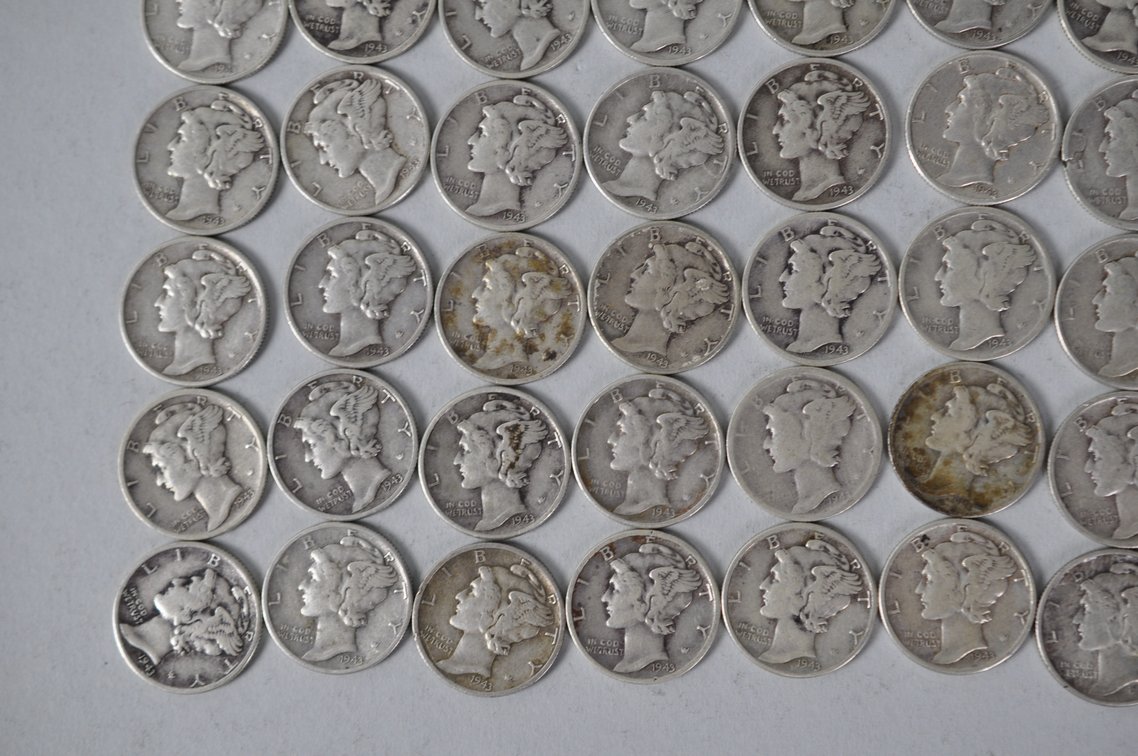 US Silver Dimes, photo 6 of 15