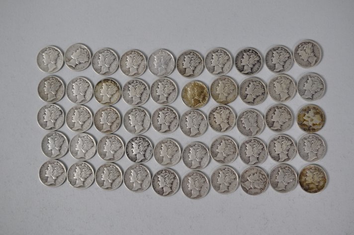 US Silver Dimes